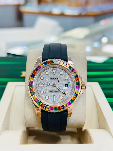 Rolex yacht master rainbow sale