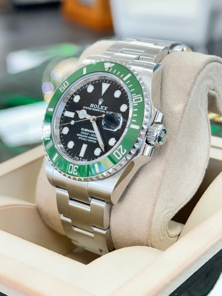Rolex Submariner 126610LV Date 2023 Green Bezel MK2 Kermit  box and papers Unworn - Diamonds East Intl.