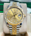 Rolex Datejust 41 126333 18k Gold / Steel Jubilee Bracelet Fluted Bezel Preowned Box and Papers - Diamonds East Intl.