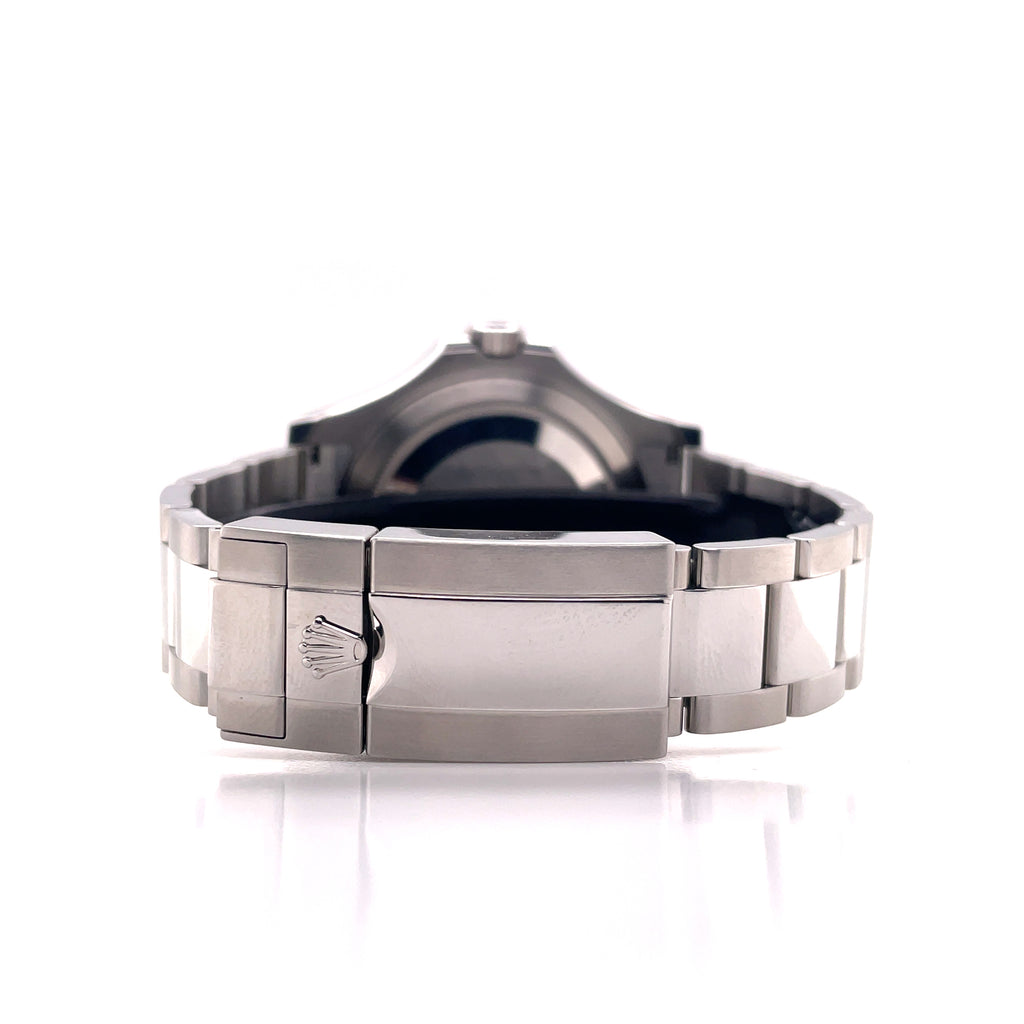 Rolex Yacht Master Dark Rhodium Dial Platinum Bezel Steel on Bracelet 116622 PreOwned Box and Papers - Diamonds East Intl.