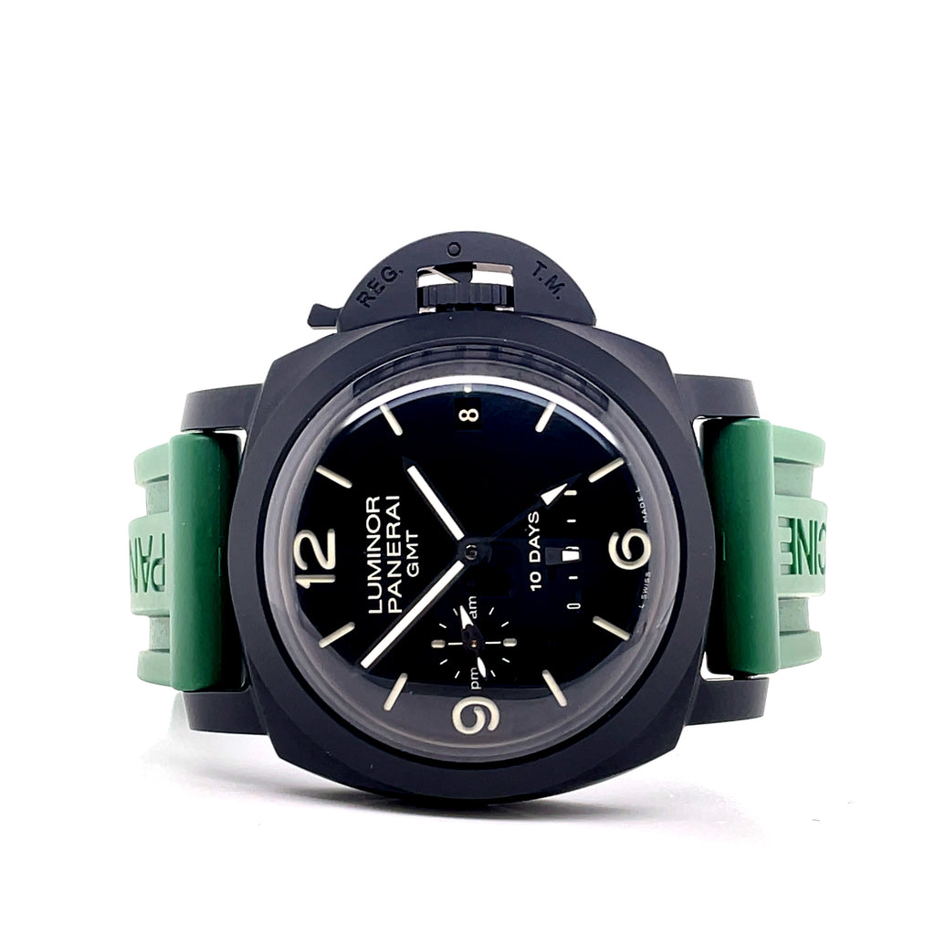 Panerai Luminor 1950 GMT 10 Days PAM00335 Box and Papers PreOwned - Diamonds East Intl.