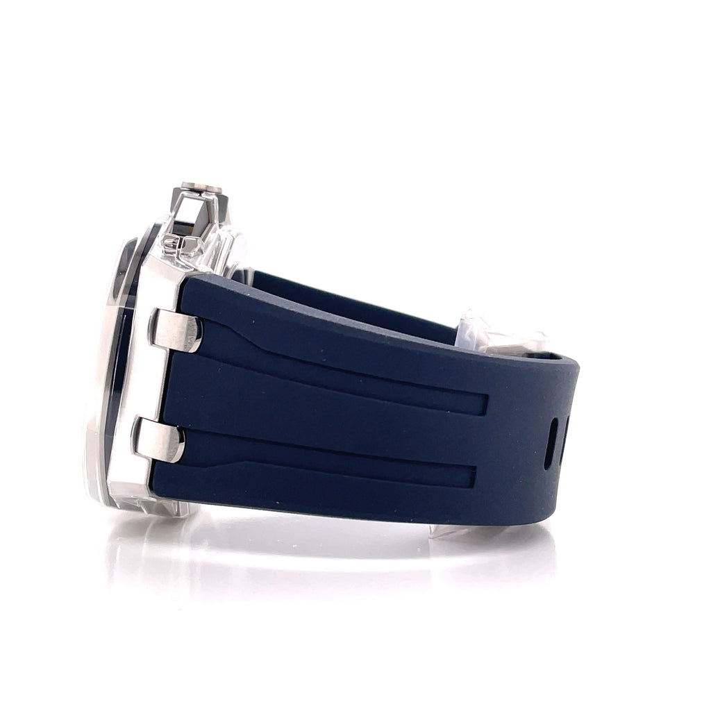 Audemars Piguet Royal Oak Offshore Titanium Blue Dial Watch  26420TI.OO.A027CA.01 Unworn B&P