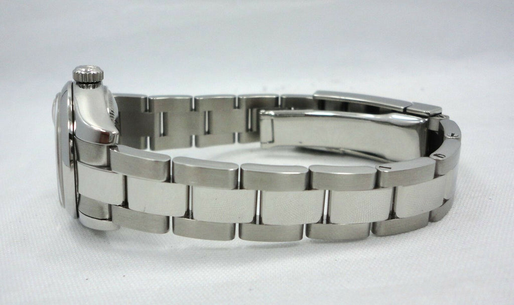 Rolex Datejust 26mm 179160 Stainless Steel White Roman Dial Ladies Watch - Diamonds East Intl.