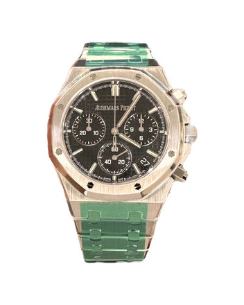 Audemars Piguet Royal Oak 50th anniversary Chronograph 26240ST Box and Papers Unworn - Diamonds East Intl.
