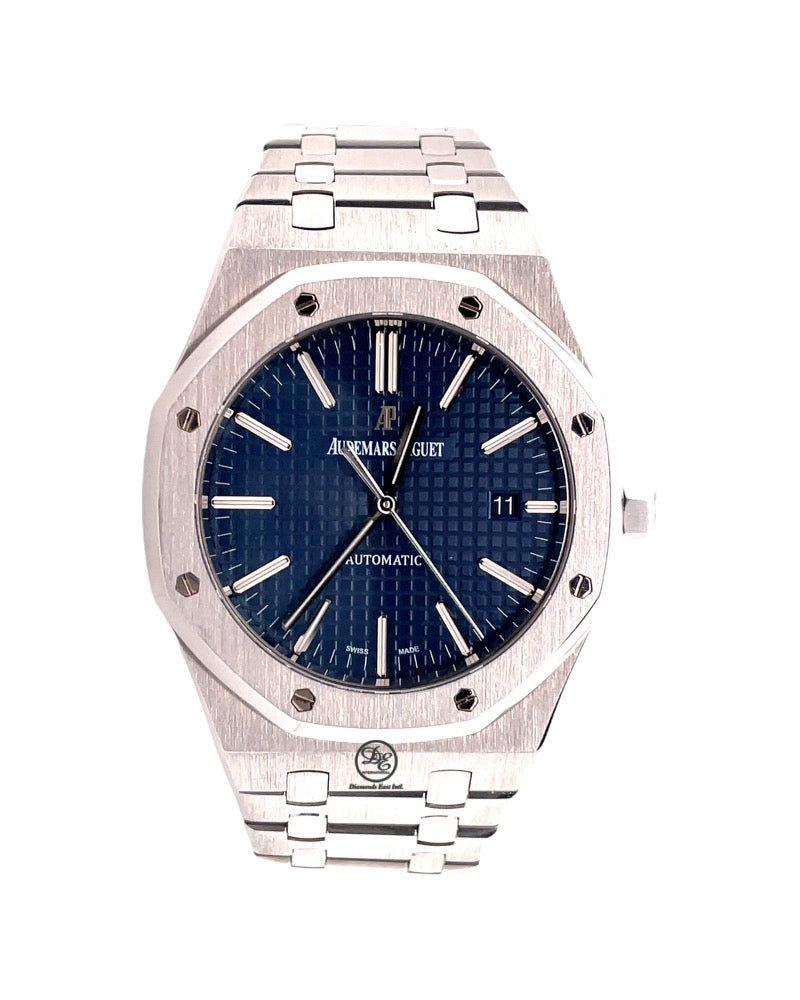 Audemars piguet outlet silver blue