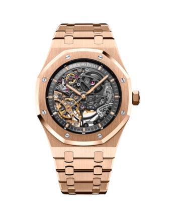 Audemars Piguet Royal Oak Double Balance Wheel Openworked 15407OR.OO.1220OR.01 BOX & Papers - Diamonds East Intl.