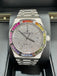 Audemars Piguet Royal Oak FACTORY Rainbow 18K White gold 15413BC Limited 10 pieces Box/Papers PreOwned