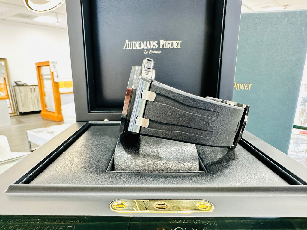 Audemars Piguet Royal Oak Offshore Chronograph 26402CE Ceramic Box And Papers - Diamonds East Intl.