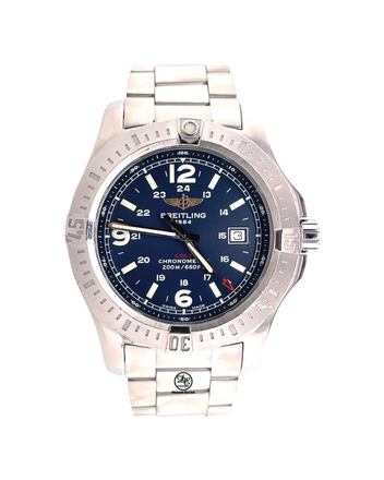 Breitling Colt Blue Dial Stainless Steel A74388 Box and Papers PreOwned - Diamonds East Intl.