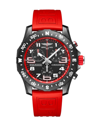 Breitling Endurance Pro X82310D91B1S1 Quartz Chronograph RED Unworn Box and Papers - Diamonds East Intl.