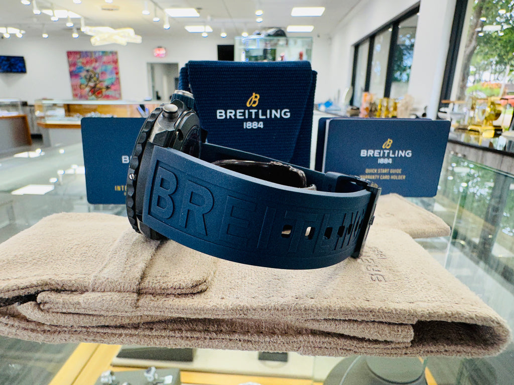 Breitling Endurance Pro X82310 Quartz Chronograph Dark Blue Unworn Box and Papers - Diamonds East Intl.