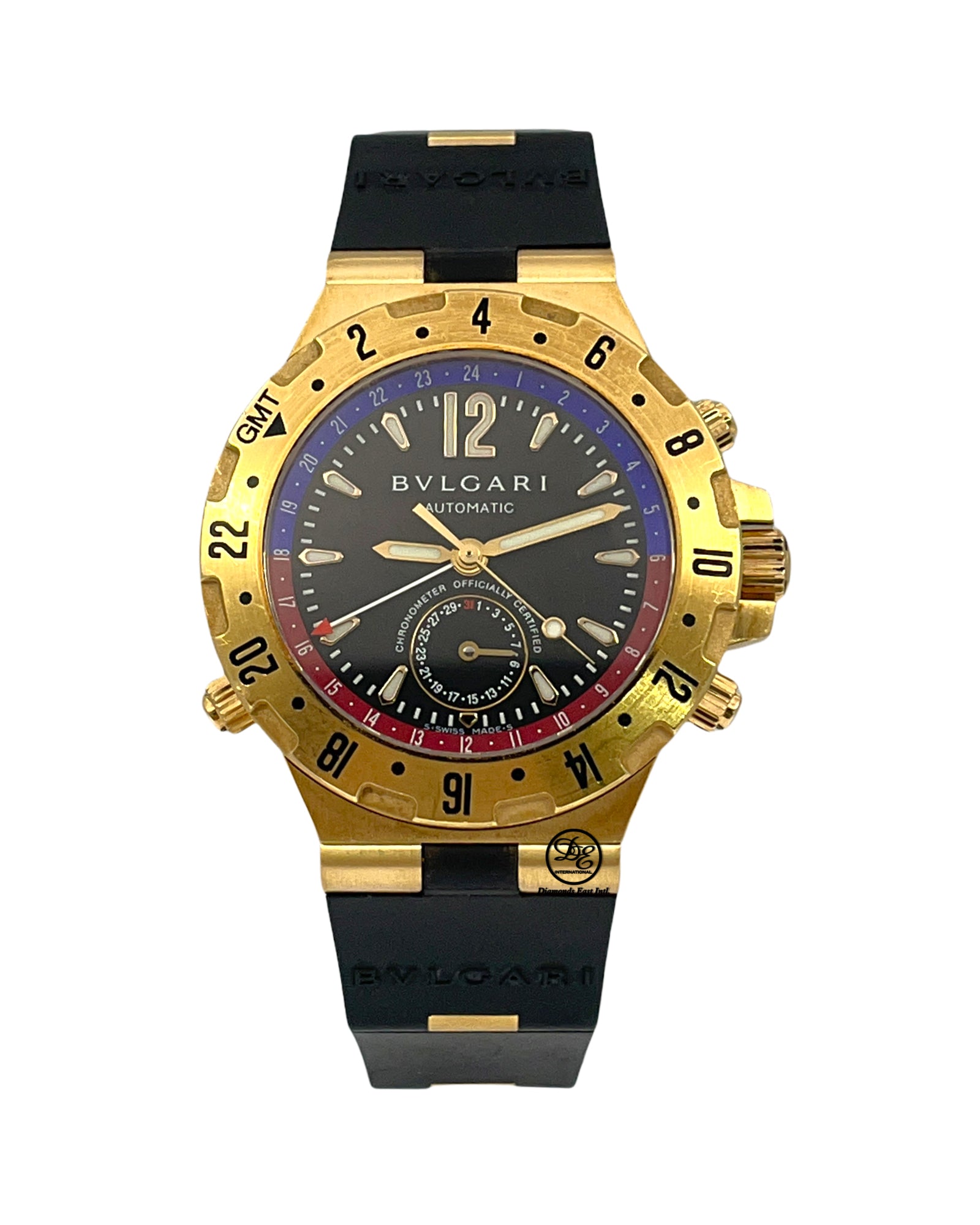 BVLGARI Jumbo Men's Watch Automatic 18K Yellow Gold