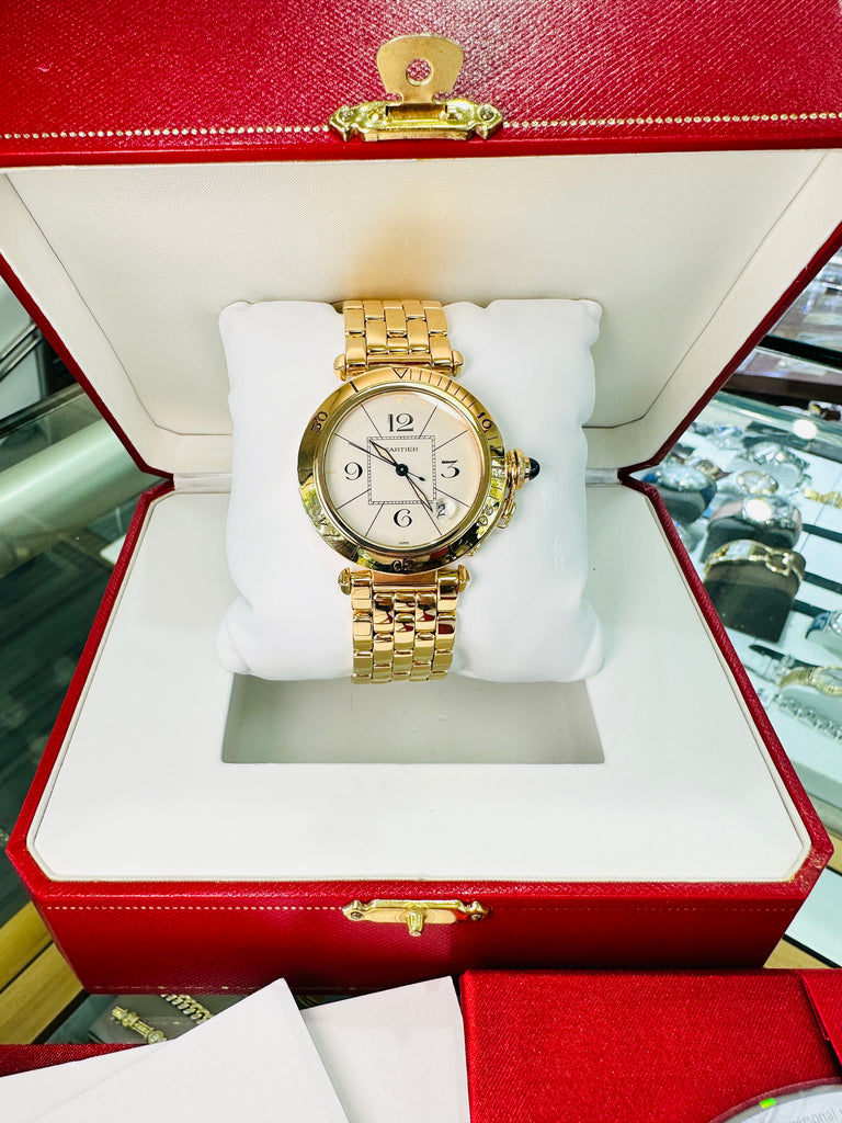 Cartier REFILLABLE BAG SPRAY Golden Gold-plated ref.489577 - Joli