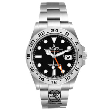 Rolex Explorer II  Black Dial 226570 Box And Papers Unworn - Diamonds East Intl.