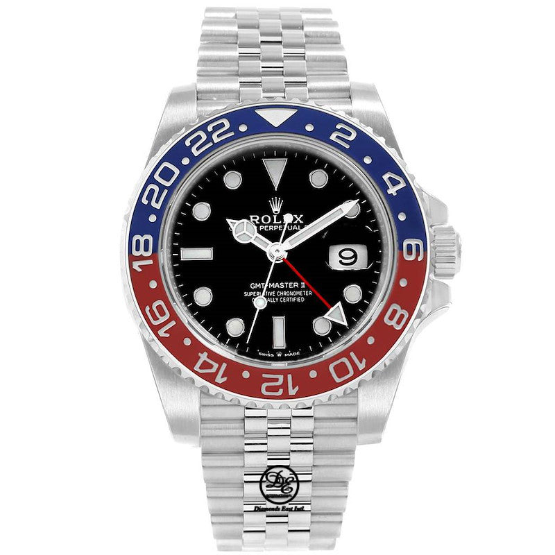 Rolex Oyster Perpetual GMT-Master II Date 126710 BLRO Pepsi (Unworn) - Diamonds East Intl.