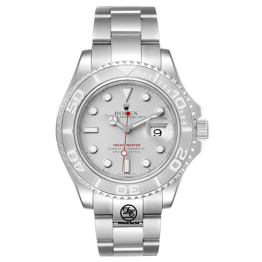 Rolex Yacht-Master 40mm, Stainless Steel, Platinum Dial, 16622 for