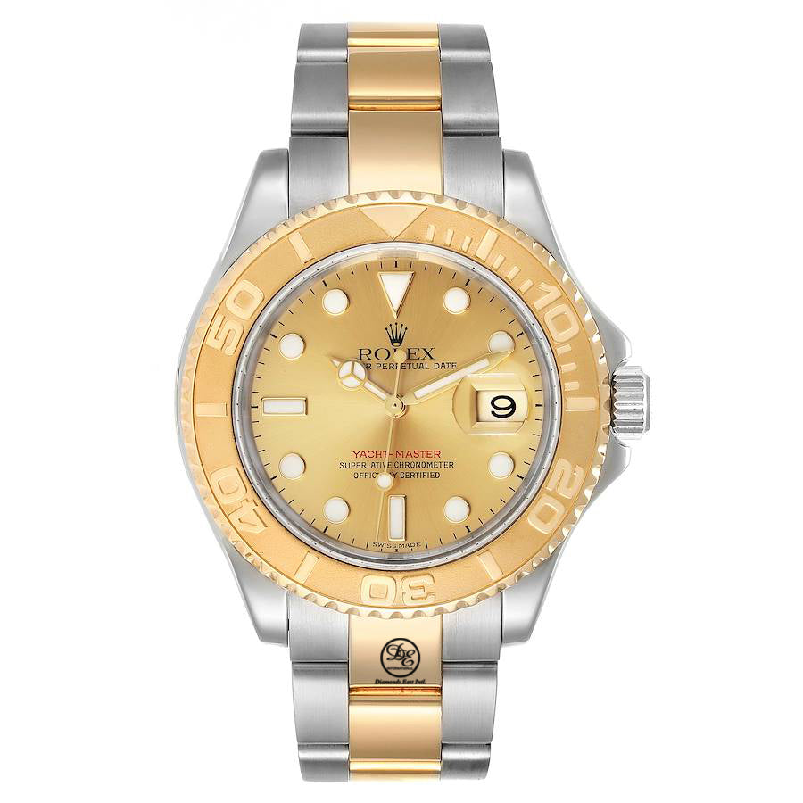 Rolex Yacht-Master 16623 Two Tone 18K Yellow Gold/SS Champagne | Diamonds East Intl.