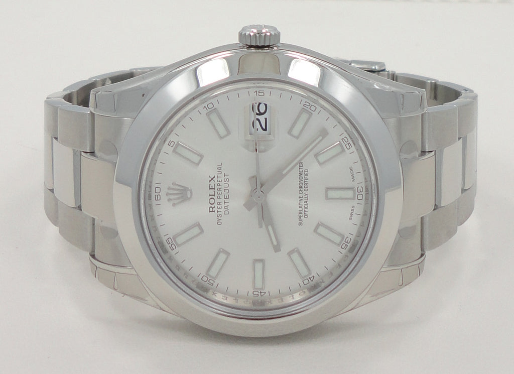 Rolex Datejust II 116300 Silver Dial Watch UNWORN FULLY STICKERED - Diamonds East Intl.