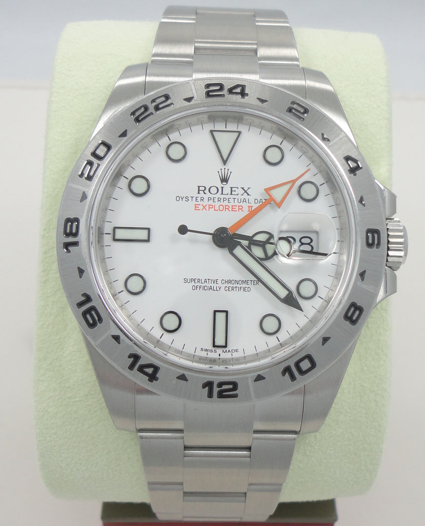 Rolex Oyster Perpetual Explorer II 216570 White Polar Dial UNWORN 