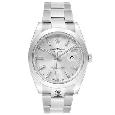 Rolex Datejust II 126300 Oyster Silver Dial Smooth Bezel MINT - Diamonds East Intl.
