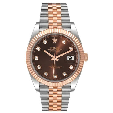 Rolex Datejust 41mm 126331 Jubilee Chocolate Diamond Dial - Diamonds East Intl.