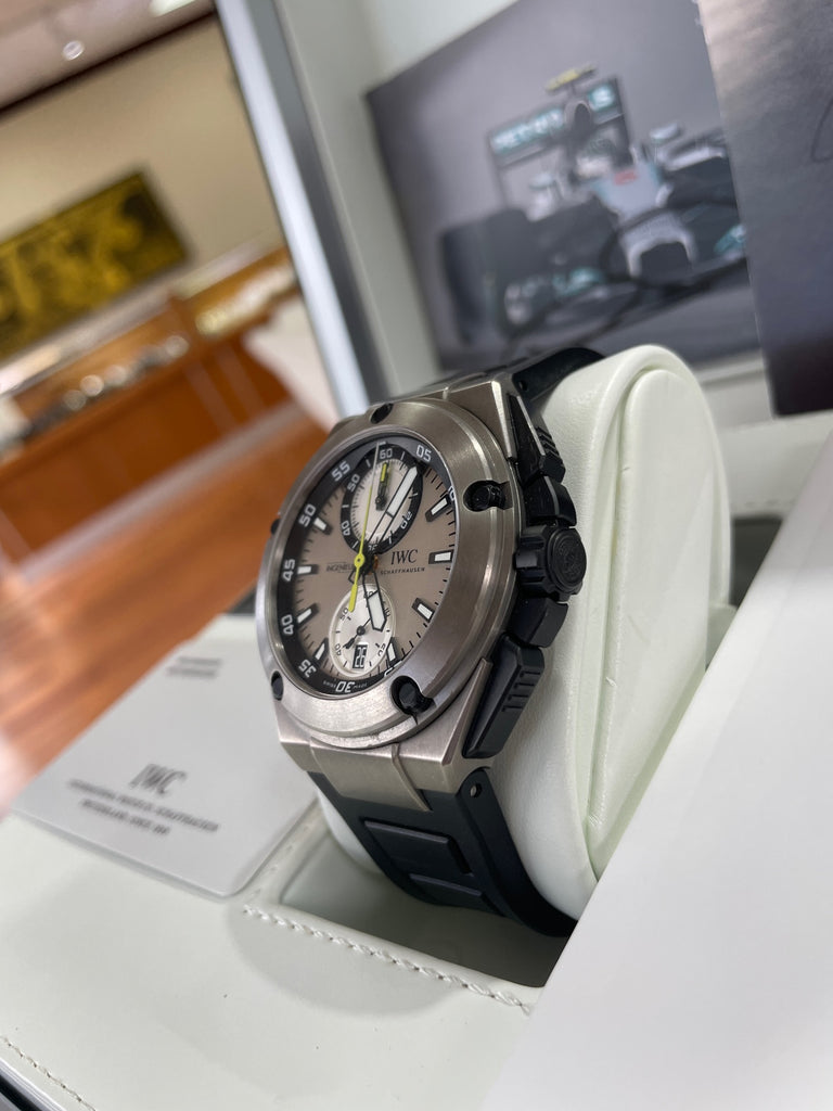 IWC Ingenieur Chronograph Nico Rosberg Edition IW379603 Box and Papers PreOwned - Diamonds East Intl.