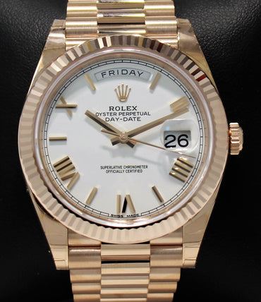 Rolex Oyster Perpetual Day-Date 40 228235 WRP (Unworn) - Diamonds East Intl.