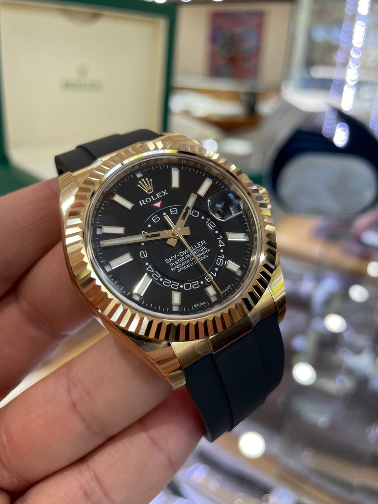 Rolex sky dweller gold 2020 Clearance