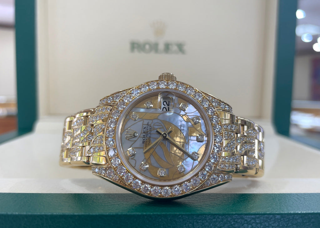 Rolex diamond ladies watch Clearance