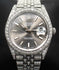 Rolex Datejust 41mm 126300 Jubilee Rhodium Dial All Covered With Diamonds ICED OUT BOX/PAPERS - Diamonds East Intl.