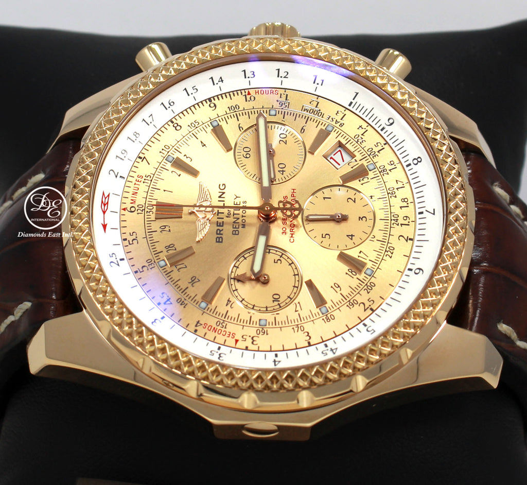 Breitling For Bentley Motors LIMITED EDITION Chronograph H25362 18K Rose Gold - Diamonds East Intl.