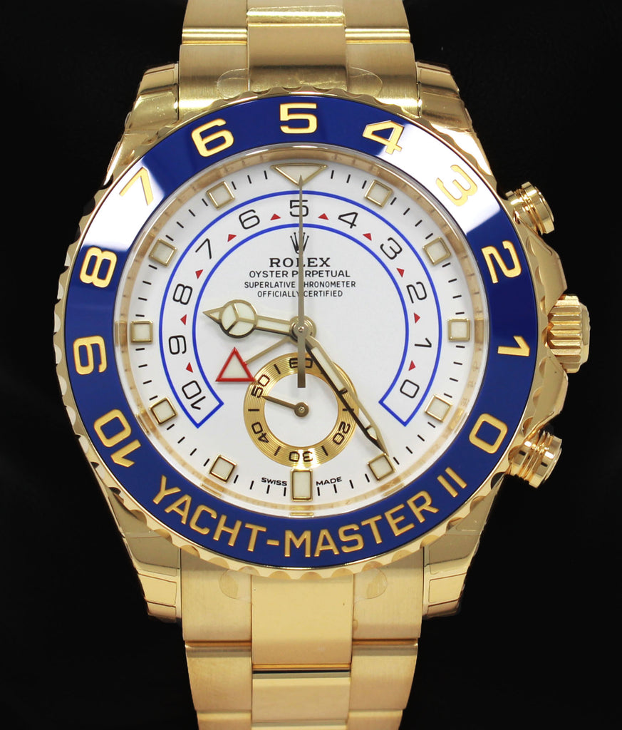 Rolex Yacht-Master II 116688 Mercedes Hands 18K Yellow Gold UNWORN - Diamonds East Intl.