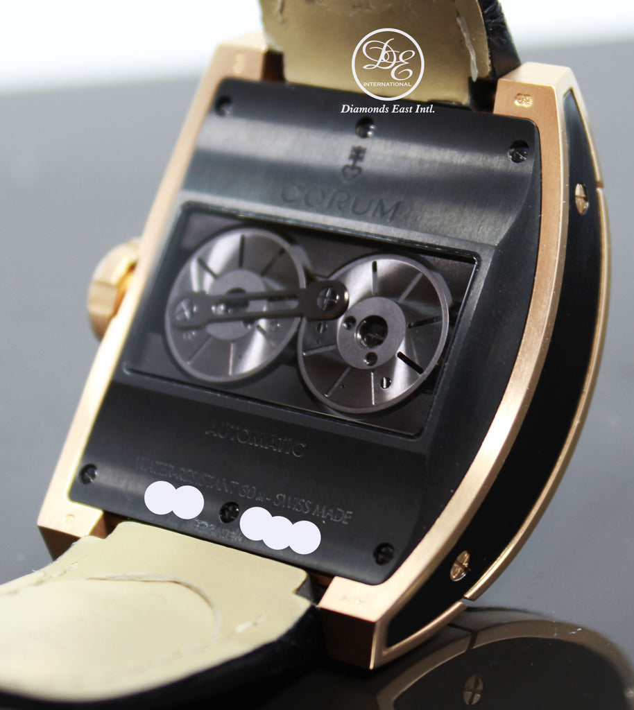 Corum Ti-Bridge Automatic 18K Rose Gold Watch 207.201.05/0F01 *FULLY SERVICED* - Diamonds East Intl.