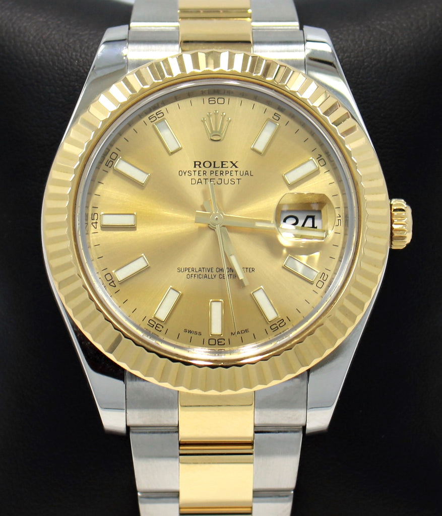 Rolex Oyster Perpetual Datejust 41 116333 GLDSO - Diamonds East Intl.