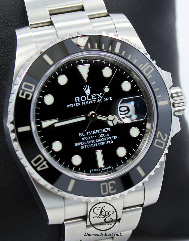 Rolex Oyster Perpetual Submariner Date 116610 LN BOX/PAPERS - Diamonds East Intl.