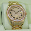 Rolex Masterpiece 18948 Day- Date18K Yellow Gold Rare FACTORY Pave Diamond Dial & Bezel