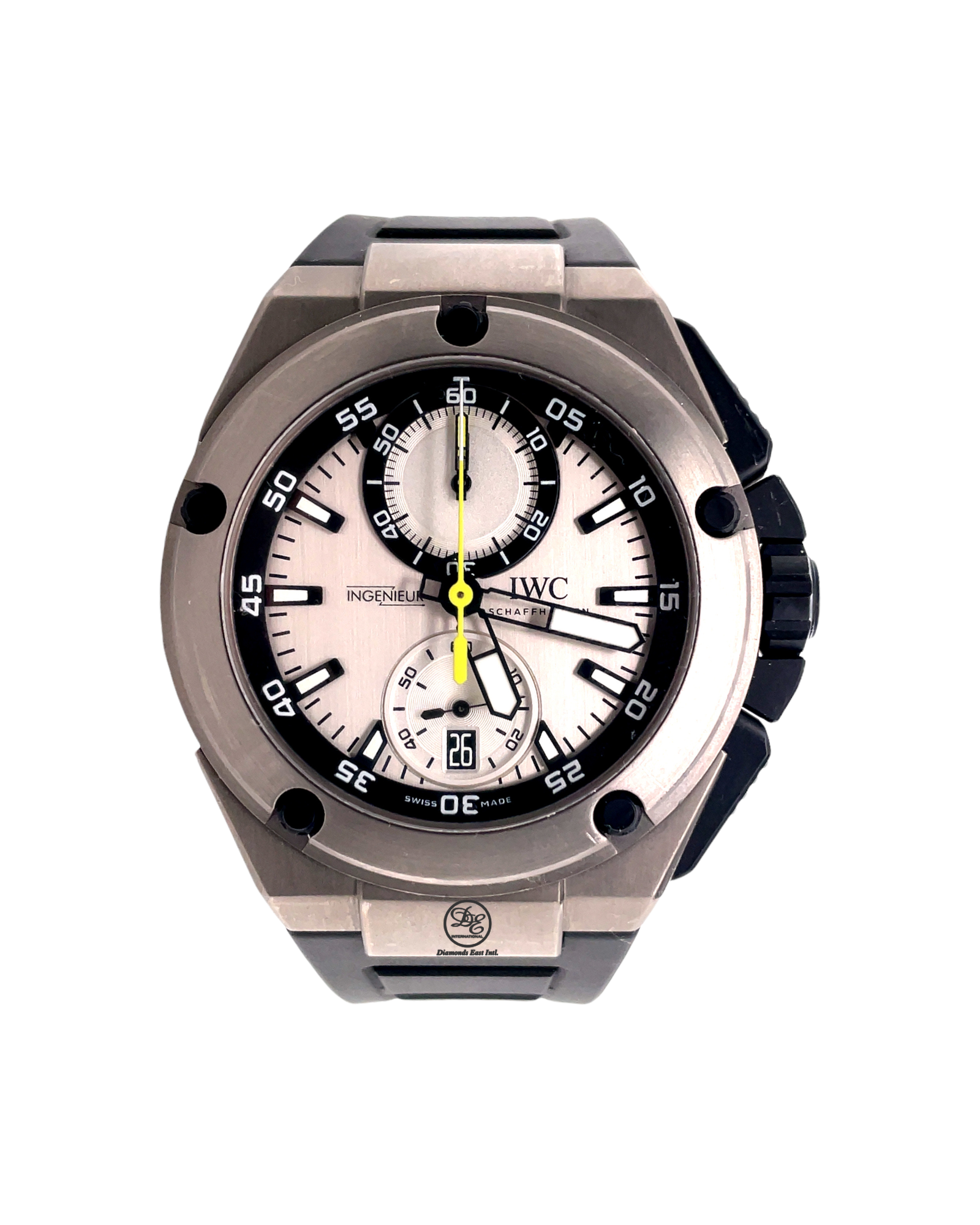 IWC Ingenieur Chronograph Nico Rosberg Edition IW379603 Box and Papers PreOwned Diamonds East Intl