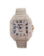 Cartier Santos WSSA0009 Custom Bust Down / Iced Out Watch Box and Papers