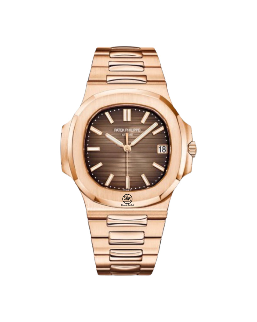 PATEK PHILIPPE Nautilus 5711R-001 18K Rose Gold Watch Box & Papers - Diamonds East Intl.