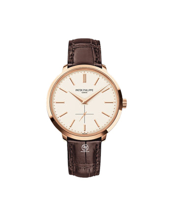 Patek Philippe Calatrava 5123R-001 18K Rose Gold Watch Box Papers Mint Condition - Diamonds East Intl.