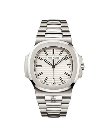 PATEK PHILIPPE Nautilus 5711/1A-01 White Dial Watch Box Papers Mint Condition - Diamonds East Intl.