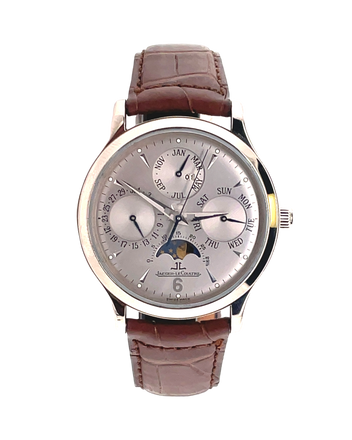 JAEGER LECOULTRE 140.3.80 Master Control Perpetual Calendar 18K White Gold Watch