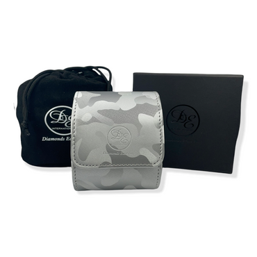 Silver Camouflage Watch Roll - Single Slot (Watches shown in pictures are sold separately) - Diamonds East Intl.