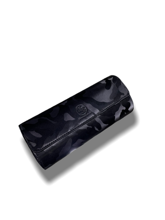Black Camouflage Watch Roll - Three Slot (Watches shown in pictures are sold separately) - Diamonds East Intl.