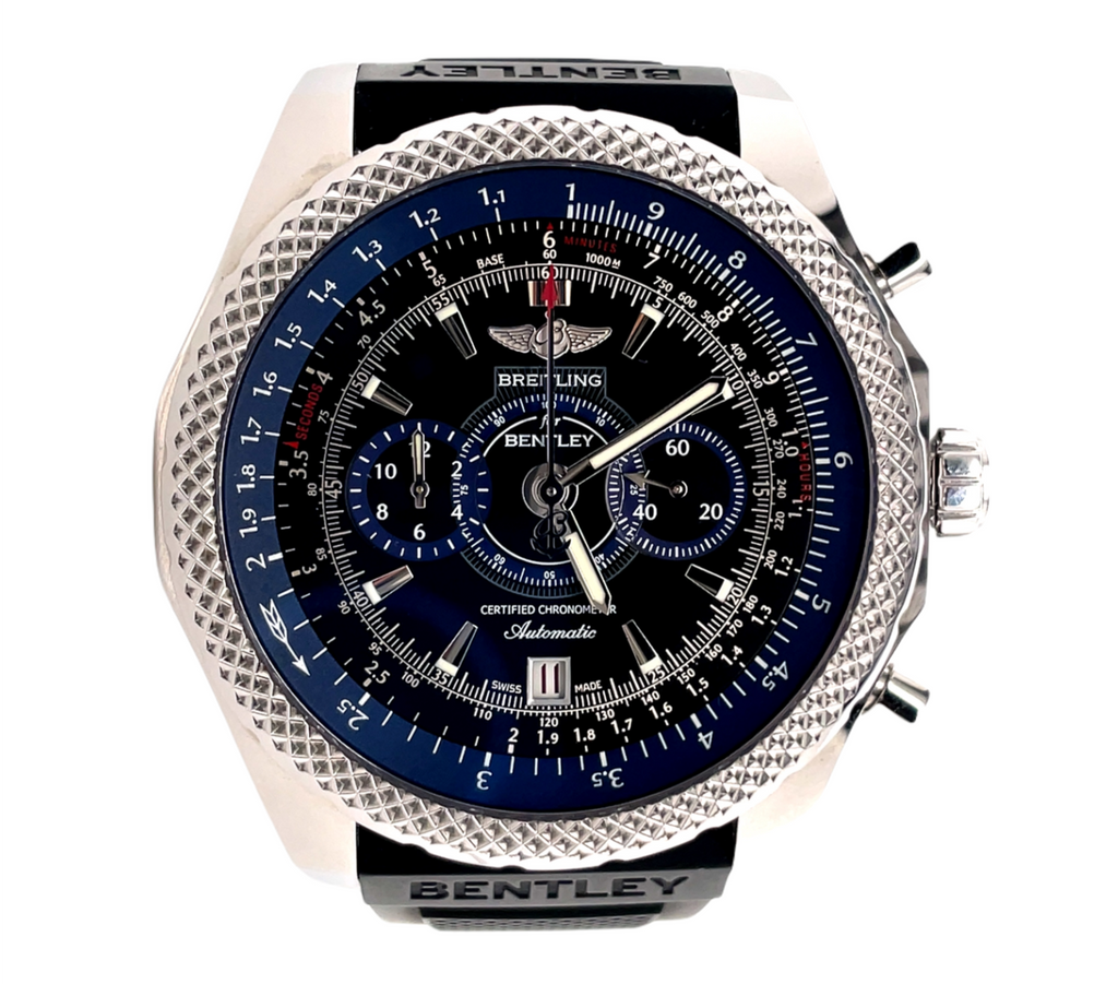 Breitling Bentley Supersports Limited Edition Watch A26364 Blue And Black Dial Box Papers - Diamonds East Intl.