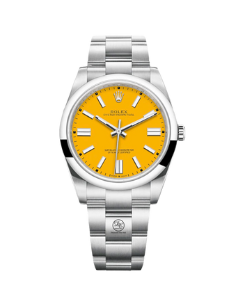 Rolex Oyster Perpetual 36 126000 Factory Yellow Dial Box and Papers Unworn - Diamonds East Intl.