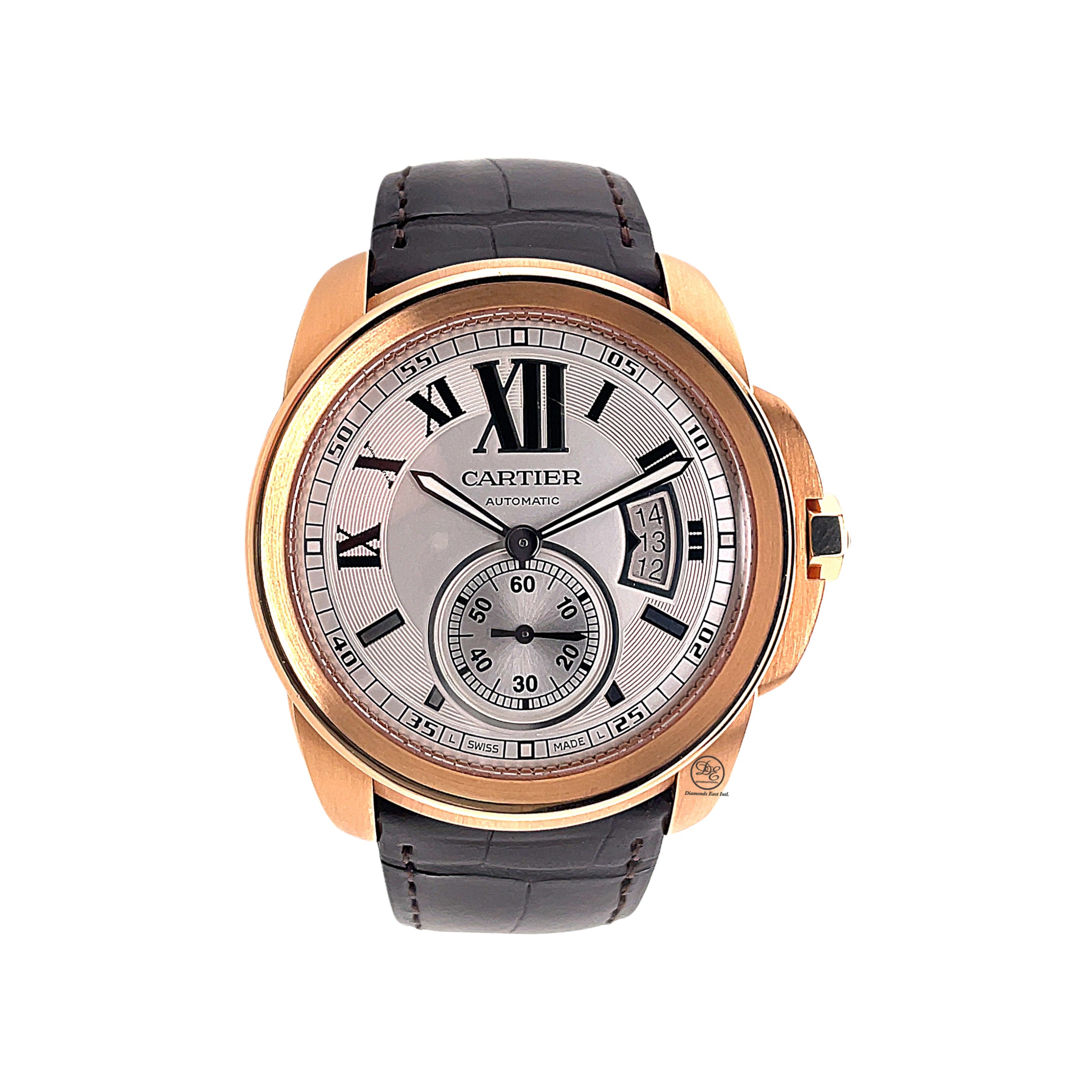 Calibre de store cartier rose gold