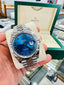Rolex DateJust 41 126334 Blue Roman Dial Jubilee Steel 18k White Gold Unworn Box and Papers