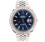 Rolex Datejust 41 126300 Blue Stick Dial Custom 3.25ct Diamond Bezel Jubilee PreOwned