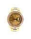 Rolex Day-Date 36 118238 Custom 3.5ct Diamond Bezel and Custom Champagne Diamond Dial Oyster PreOwned